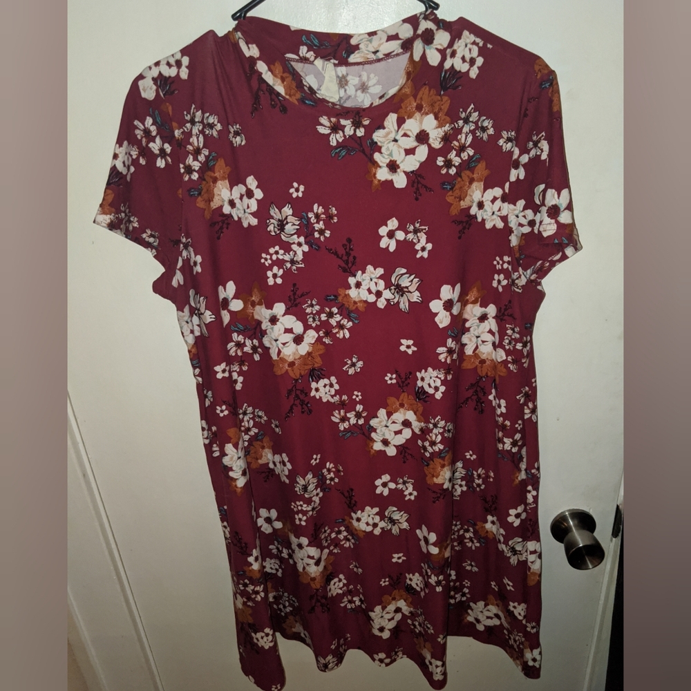 Floral T-Shirt Dress